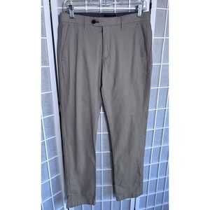 Ted Baker Womens Beige Textured Chino Pants Size 30R Preppy Minimalist Casual
